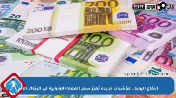 ارتفاع اليورو.. مؤشرات جديدة تعزز سعر العملة الأوروبية في البنوك الأحد